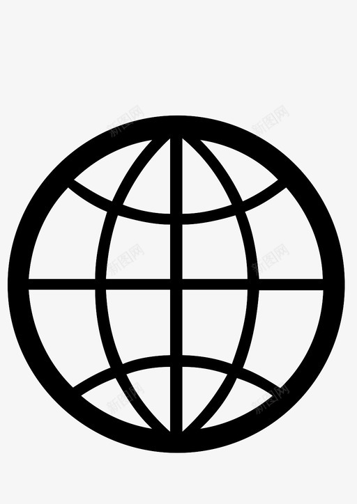 全球互联网世界图标svg_新图网 https://ixintu.com 世界 互联网 全球