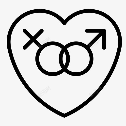 异性恋夫妻平等图标svg_新图网 https://ixintu.com 夫妻 平等 异性恋 性 性别 爱情