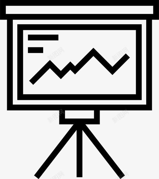 展示商务图表图标svg_新图网 https://ixintu.com 办公和商务 商务 图表 展示 数据 统计 财务