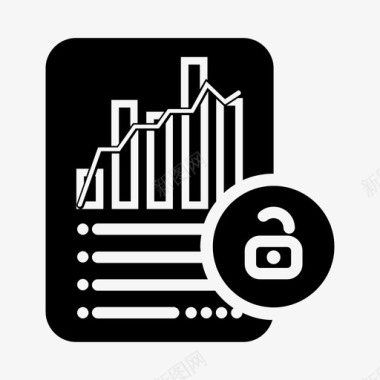 不安全统计报告代数文档图标图标