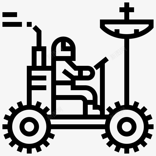 飞行器宇航员宇宙航行图标svg_新图网 https://ixintu.com 太空 太空和太空 宇宙航行 宇航员 行星 飞行器
