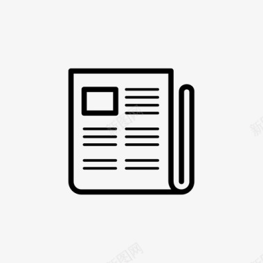 报纸文章博客图标图标