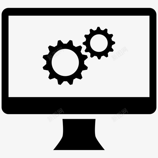 监控流程cogs性能图标svg_新图网 https://ixintu.com cogs 屏幕 性能 监控流程