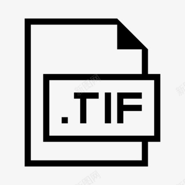 tif文件扩展名格式图标图标