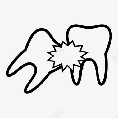 智齿牙科牙医图标图标