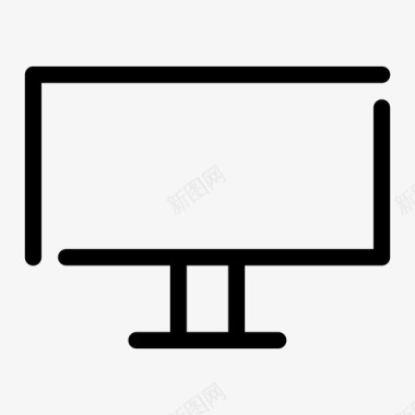 显示器电脑显示器led图标图标
