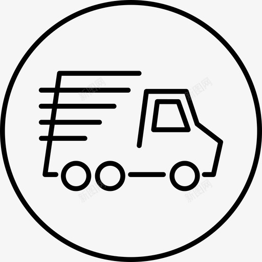 卡车运输网络开发图标svg_新图网 https://ixintu.com 卡车 网络开发 运输