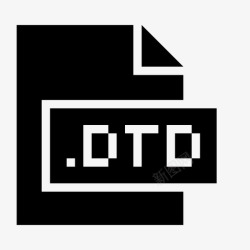 DTDdtd扩展名文件图标高清图片