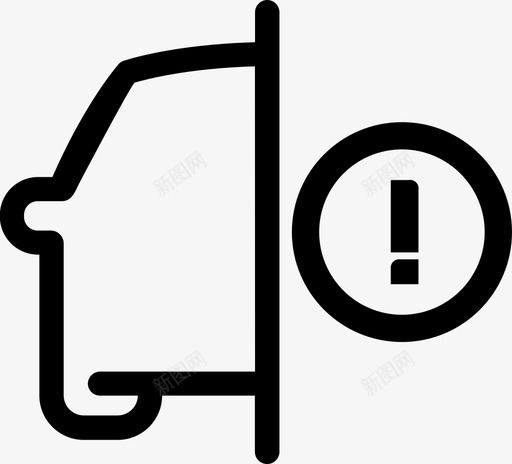 小心注意车辆图标svg_新图网 https://ixintu.com 小心 注意 注意车辆 状况 警告 车辆