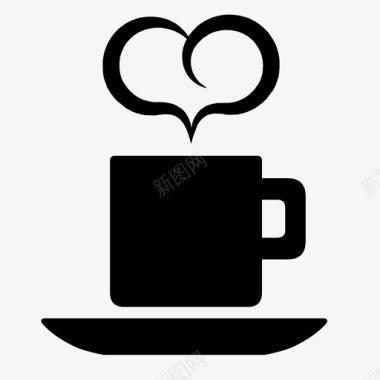卡普西诺咖啡饮料图标图标