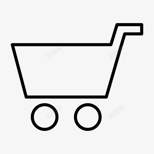 购物车购买市场图标svg_新图网 https://ixintu.com 商店 市场 购买 购物 购物车
