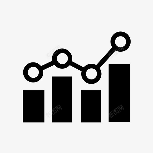 条形图升序金融交易图标svg_新图网 https://ixintu.com 升序 折线图 条形图 股票 股票和金融交易 金融交易