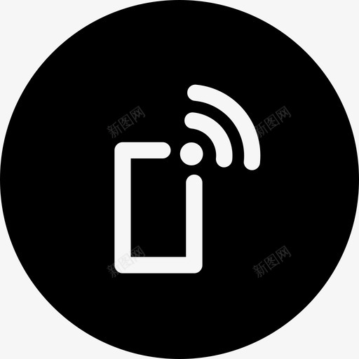 移动热点连接电话图标svg_新图网 https://ixintu.com simpleatsround wifi 无线 电话 移动热点 连接