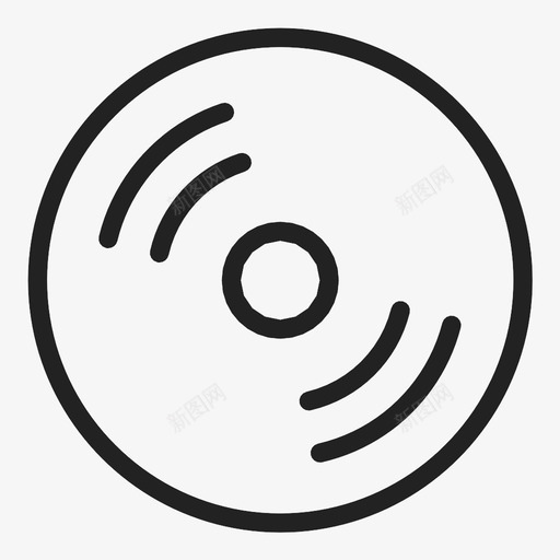 cdcd播放器音乐图标svg_新图网 https://ixintu.com cd cd播放器 歌曲 音乐