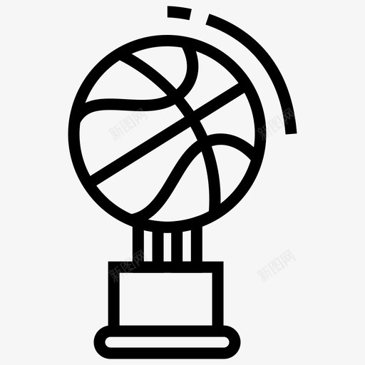 篮球奖杯篮球杯运动图标svg_新图网 https://ixintu.com 篮球奖杯 篮球杯 篮球杯运动 胜利 赢家 运动