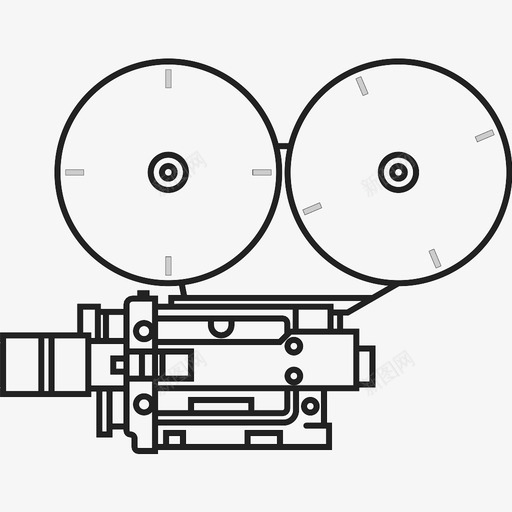 摄像机胶卷旧的图标svg_新图网 https://ixintu.com 摄像机 旧的 胶卷