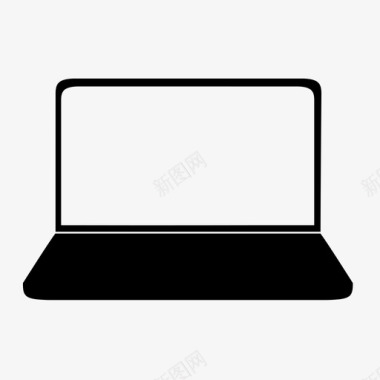 笔记本电脑电脑视图图标图标