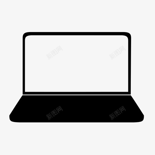 笔记本电脑电脑视图图标svg_新图网 https://ixintu.com 电脑 笔记本电脑 视图