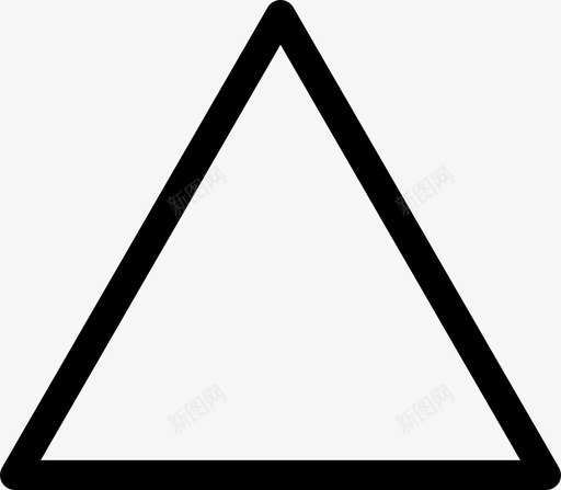网站形状三角形线条图标svg_新图网 https://ixintu.com 三角形线条 网站形状
