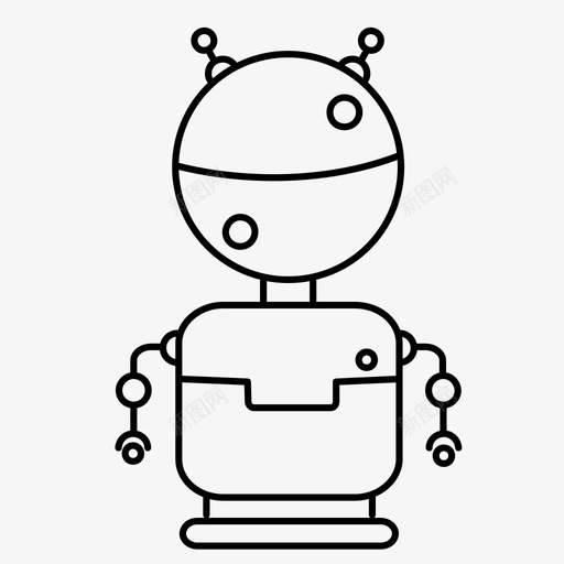 机器人人工智能智能图标svg_新图网 https://ixintu.com 人工智能 智能 机器 机器人