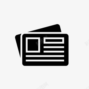 报纸文章博客图标图标