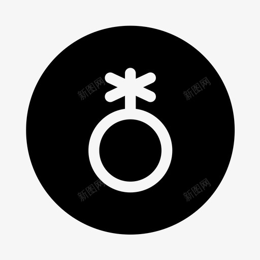 genderqueergenderqueergendersymbol图标svg_新图网 https://ixintu.com genderqueer gendersymbol gender圆形实心图标集 sex