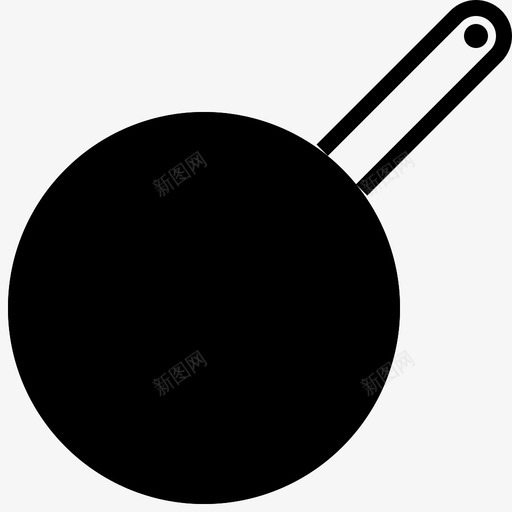 煎锅厨师烹饪图标svg_新图网 https://ixintu.com 厨师 油炸 烹饪 煎锅 美味的锅