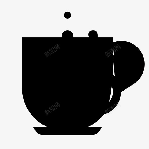 泡茶杯子茶室图标svg_新图网 https://ixintu.com 杯子 水 泡茶 美味的茶时间 茶室