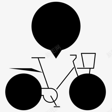 女士自行车骑行时间自行车秒表图标图标