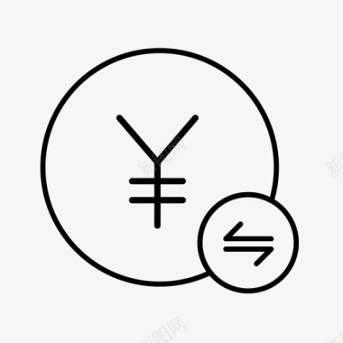 日元转账货币外汇图标图标