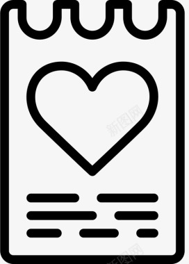 字母生活方式爱情图标图标