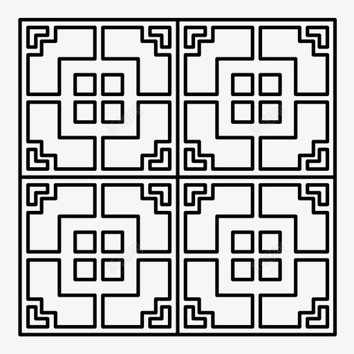 图案阿拉伯瓷砖中国几何图标svg_新图网 https://ixintu.com 中国几何 图案 样品 纹理 设计 阿拉伯瓷砖