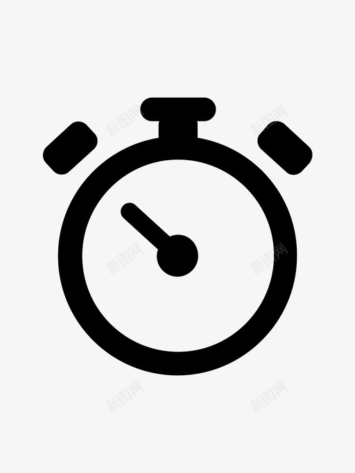 秒表运动时间图标svg_新图网 https://ixintu.com 时间 秒表 计时器 运动