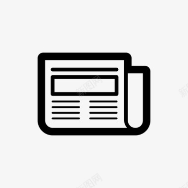 报纸文章博客图标图标