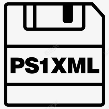 保存ps1xml文件保存图标图标