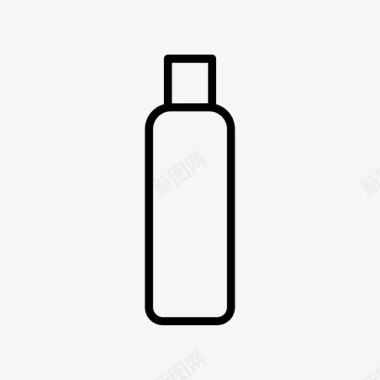 旅行大小洗发水瓶子护发素图标图标