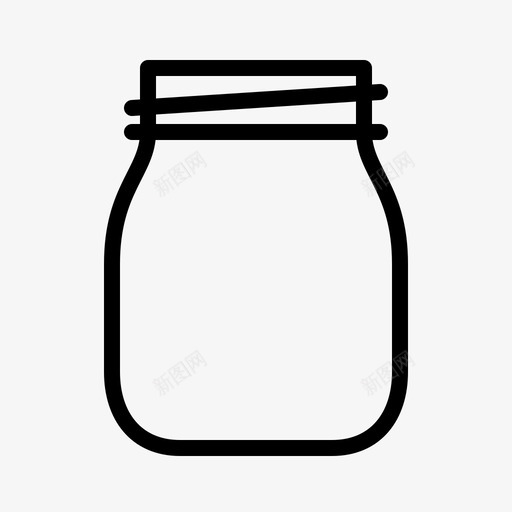 罐子杯子饮料图标svg_新图网 https://ixintu.com 冰沙 杯子 玻璃杯 玻璃罐 罐子 美味的冰沙饮料 饮料