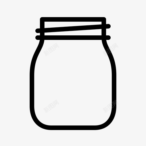 罐子杯子饮料图标svg_新图网 https://ixintu.com 冰沙 杯子 玻璃杯 玻璃罐 罐子 美味的冰沙饮料 饮料