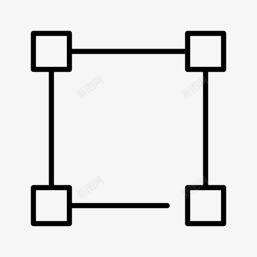 范围全屏调整大小图标svg_新图网 https://ixintu.com 全屏 形状 范围 营销精简 调整大小