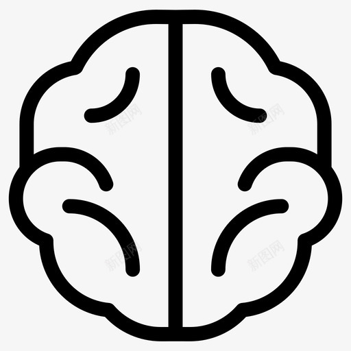 大脑思考交流图标svg_新图网 https://ixintu.com 交流 大脑 思考