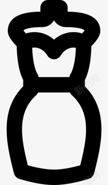 服装时尚女士图标图标