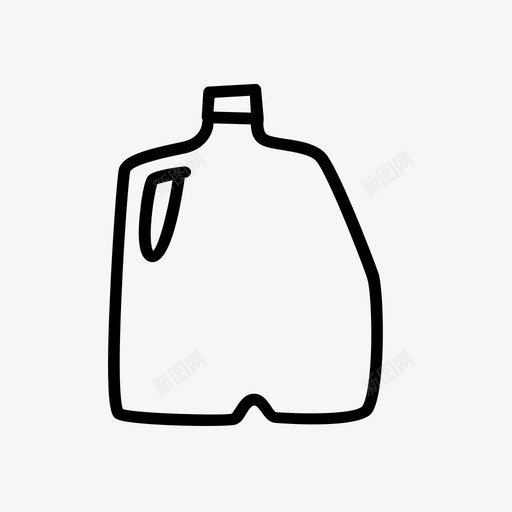 罐子牛奶回收图标svg_新图网 https://ixintu.com 回收 垃圾 牛奶 罐子