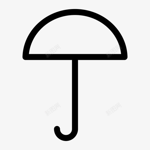 雨伞保险保护图标svg_新图网 https://ixintu.com 保护 保险 遮阳 防雨 雨伞
