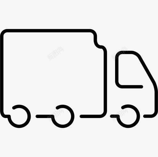 卡车超薄运输物流超薄图标svg_新图网 https://ixintu.com 卡车超薄运输 物流超薄