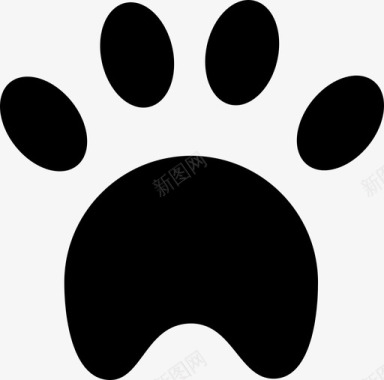 爪印动物猫图标图标