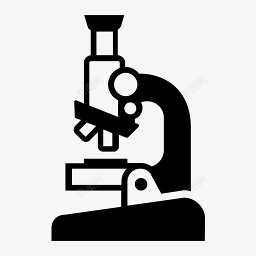 显微镜发现检查图标svg_新图网 https://ixintu.com 发现 实验室 显微镜 检查 测试 科学