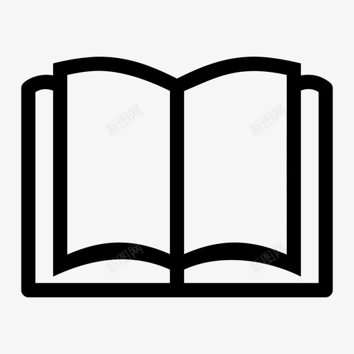 书籍杂志模块图标svg_新图网 https://ixintu.com 书籍 开放式书籍 教科书 杂志 模块 科学