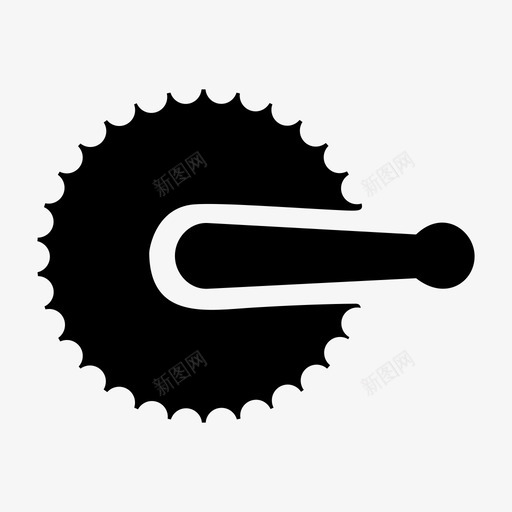 自行车曲柄自行车零件零件图标svg_新图网 https://ixintu.com 自行车 自行车曲柄 自行车零件 零件