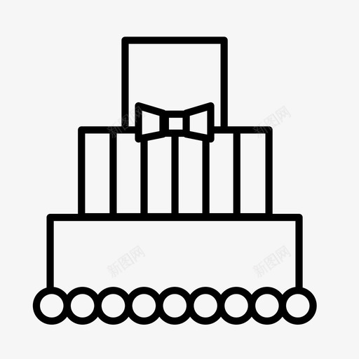 蛋糕生日庆祝图标svg_新图网 https://ixintu.com 庆祝 生日 结婚蛋糕 蛋糕 订婚