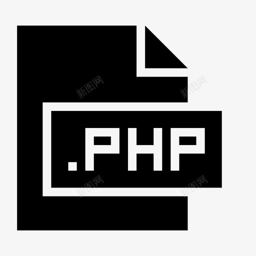 php扩展名文件图标svg_新图网 https://ixintu.com php 扩展名 文件 文件格式和扩展标志符号 格式